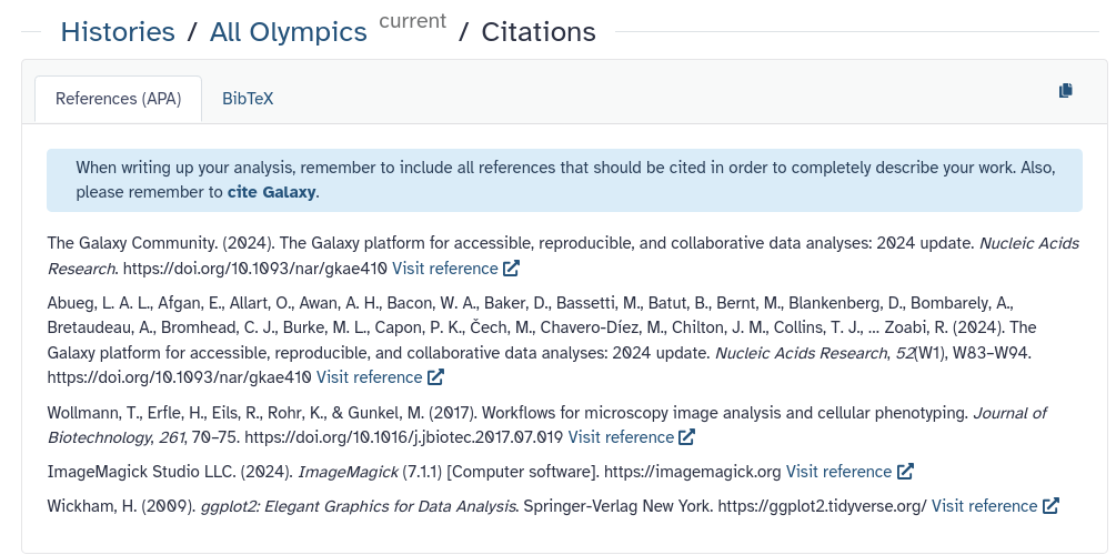 history tool citations in APA format