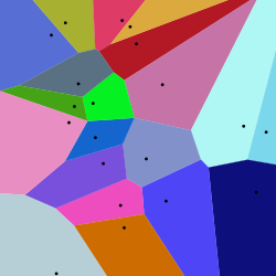 example of voronoi diagram. 