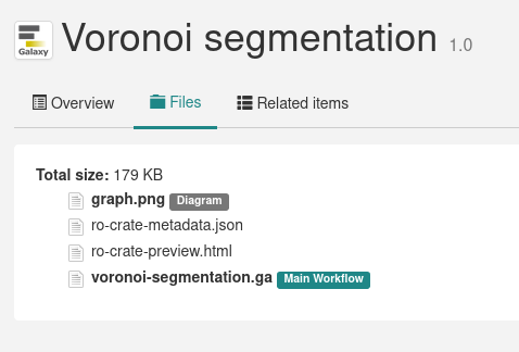 screenshot of workflowhub. 
