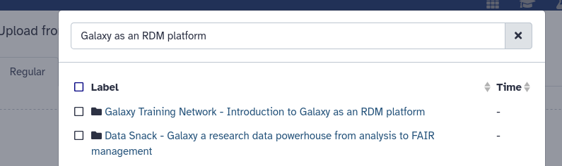 choose from repositories button. 