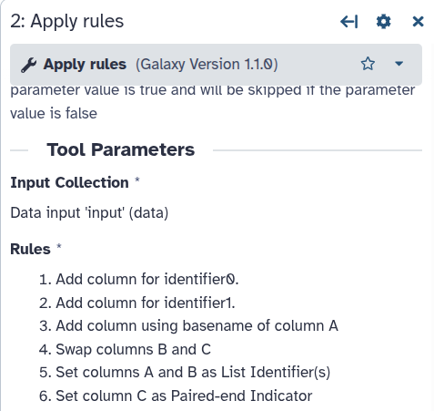 Screenshot showing logic to create the new collection.