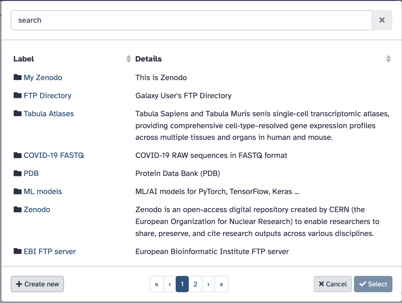 Choose Remote Files.